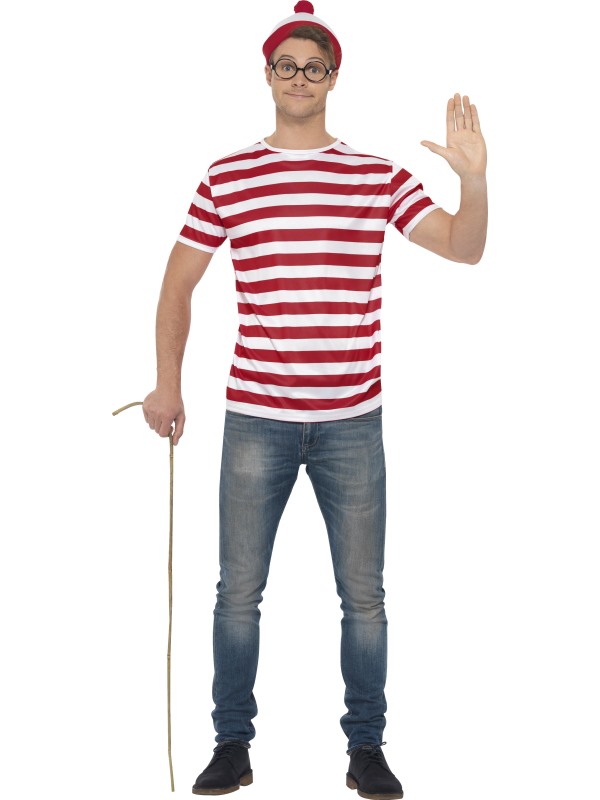 Wheres Wally Licensed Fancy Dress                      